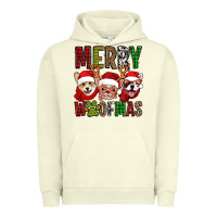 Pigment Pistachio merry woofmas dogs Urban Hoodie - Jasminsmagicworld