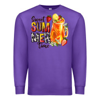 Purple sweet summer time Premium Sweatshirt - texasbilliewilder
