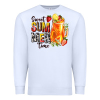 White sweet summer time Premium Sweatshirt - texasbilliewilder