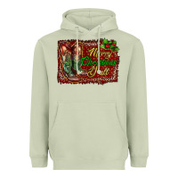 Matcha Merry Christmas Y'all Boots Heavyweight Hoodie - RanaPortraitStore