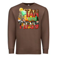 Chestnut tan and tipsy Premium Sweatshirt - texasbilliewilder