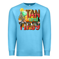 Ocean Blue tan and tipsy Premium Sweatshirt - texasbilliewilder