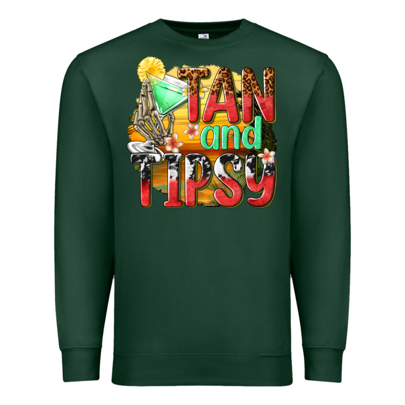 Tan And Tipsy Premium Sweatshirt by texasbilliewilder | Teevron