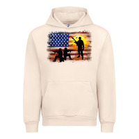 Sandshell american flag soldier sunset Urban Hoodie - JahusDesignShop