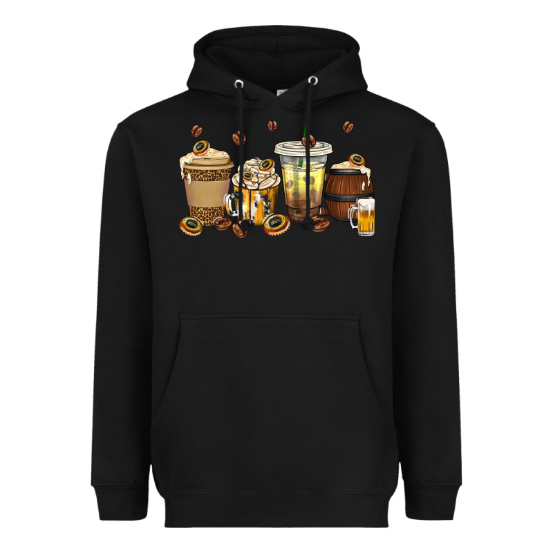 Beer Coffee Cups Heavyweight Hoodie by texasbilliewilder | Teevron