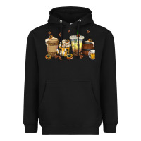 Black beer coffee cups Heavyweight Hoodie - texasbilliewilder