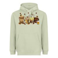 Matcha beer coffee cups Heavyweight Hoodie - texasbilliewilder
