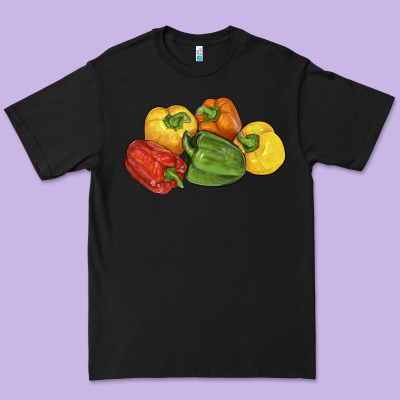 Peppers Premium Tee Designed By Lillyallendesigns
