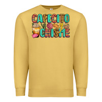 Antique Gold cafecito y chisme Premium Sweatshirt - Zillion Design Studio