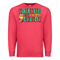 Cardinal cafecito y chisme Premium Sweatshirt - Zillion Design Studio