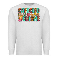 Oatmeal Heather cafecito y chisme Premium Sweatshirt - Zillion Design Studio