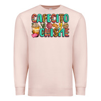 Pale Pink cafecito y chisme Premium Sweatshirt - Zillion Design Studio