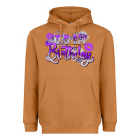Meerkat purple its my birthday Heavyweight Hoodie - Zillion Design Studio
