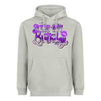 Moon Dust purple its my birthday Heavyweight Hoodie - Zillion Design Studio