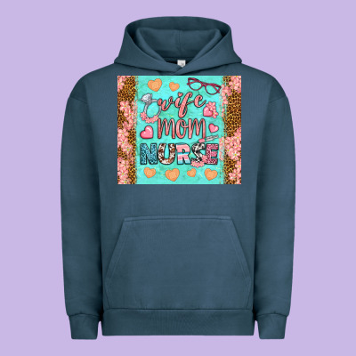 Wife Mom Nurse Tumbler Urban Hoodie Designed By Bundleandbundleshop