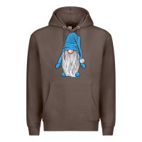 Coffee winter gnome Premium Hoodie - JahusDesignShop