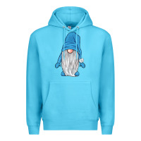 Ocean Blue winter gnome Premium Hoodie - JahusDesignShop