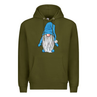 Army Green winter gnome Premium Hoodie - JahusDesignShop