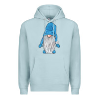 Blue Mist winter gnome Premium Hoodie - JahusDesignShop