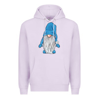 Lilac winter gnome Premium Hoodie - JahusDesignShop