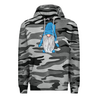 Slate Camo winter gnome Premium Hoodie - JahusDesignShop