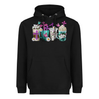 Black blessed coffee cups Heavyweight Hoodie - texasbilliewilder