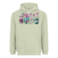 Matcha blessed coffee cups Heavyweight Hoodie - texasbilliewilder