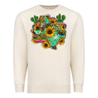 Sandshell texas map Premium Sweatshirt - Zillion Design Studio