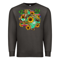 Smoke texas map Premium Sweatshirt - Zillion Design Studio