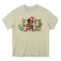 Mossy Joy Girl Black Heavy Core Tee - CowhideDigitalArt