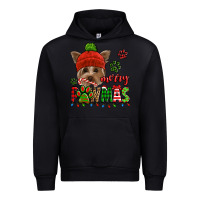 Merry Pawmas Christmas Yorkie Urban Hoodie | Teevron