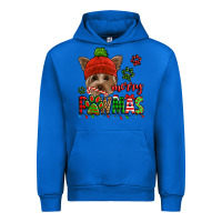 Cobalt merry pawmas christmas yorkie Urban Hoodie - Jasminsmagicworld