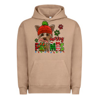 Pigment Burro merry pawmas christmas yorkie Urban Hoodie - Jasminsmagicworld