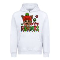 White merry pawmas christmas yorkie Urban Hoodie - Jasminsmagicworld