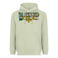 Matcha blessed life western Heavyweight Hoodie - texasbilliewilder