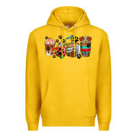 Lemon dogs coffee cups Premium Hoodie - AdoDesignShop