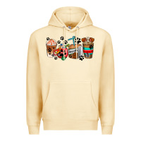 Pina Colada dogs coffee cups Premium Hoodie - AdoDesignShop