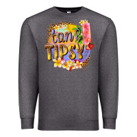 Charcoal Heather tan tipsy summer Premium Sweatshirt - texasbilliewilder
