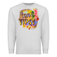 Dove Grey tan tipsy summer Premium Sweatshirt - texasbilliewilder