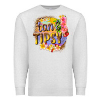 Oatmeal Heather tan tipsy summer Premium Sweatshirt - texasbilliewilder