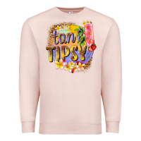 Pale Pink tan tipsy summer Premium Sweatshirt - texasbilliewilder
