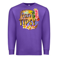 Purple tan tipsy summer Premium Sweatshirt - texasbilliewilder
