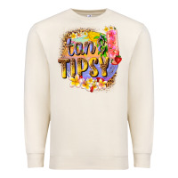 Sandshell tan tipsy summer Premium Sweatshirt - texasbilliewilder