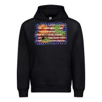 Black American flag halloween background Urban Hoodie - JahusDesignShop
