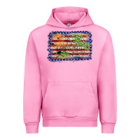 Fuchsia Pink American flag halloween background Urban Hoodie - JahusDesignShop