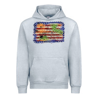 Heather Grey American flag halloween background Urban Hoodie - JahusDesignShop