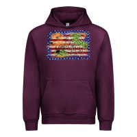 Mauve Wine American flag halloween background Urban Hoodie - JahusDesignShop