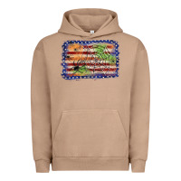 Pigment Burro American flag halloween background Urban Hoodie - JahusDesignShop