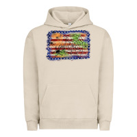 Pigment French Oak American flag halloween background Urban Hoodie - JahusDesignShop