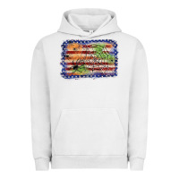 Pigment Lunar Rock American flag halloween background Urban Hoodie - JahusDesignShop